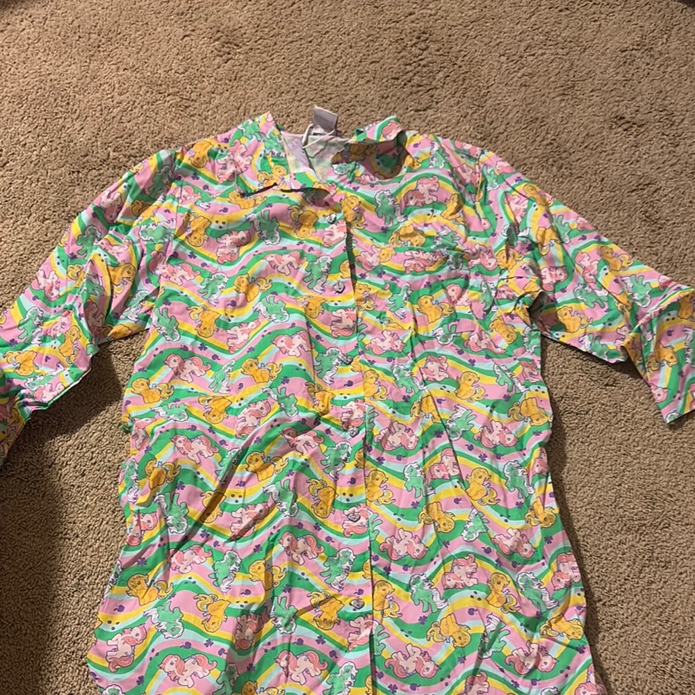 Colorful Kids Shirt with Unicorn Print